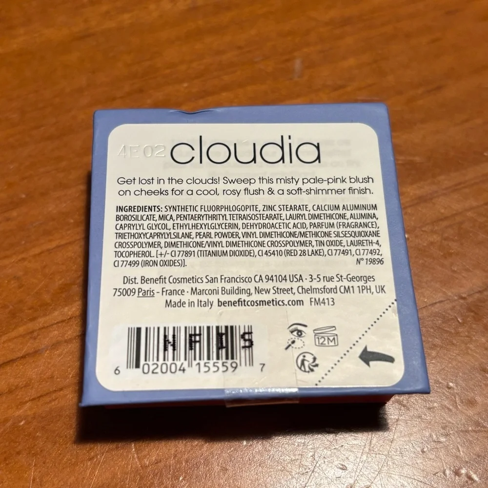 Benefit Cloudia Pale Pink Blush